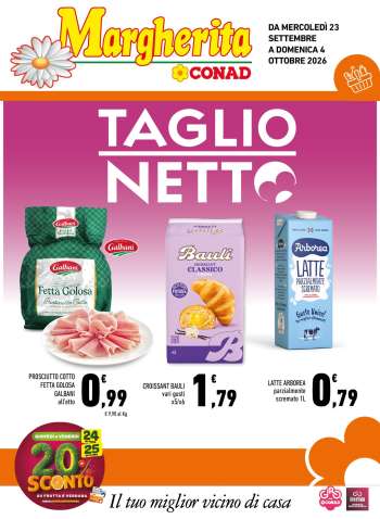 Volantino Margherita Conad - 23/9/2026 - 3/10/2026.
