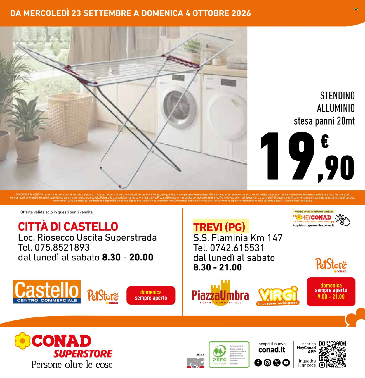 Volantino Conad Superstore - 23/9/2026 - 4/10/2026. Pagina 4