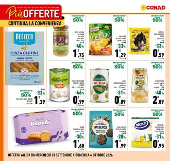 Volantino Conad - 23/9/2026 - 4/10/2026.