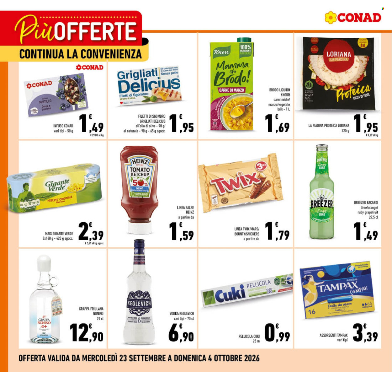 Volantino Conad - 23/9/2026 - 4/10/2026. Pagina 2