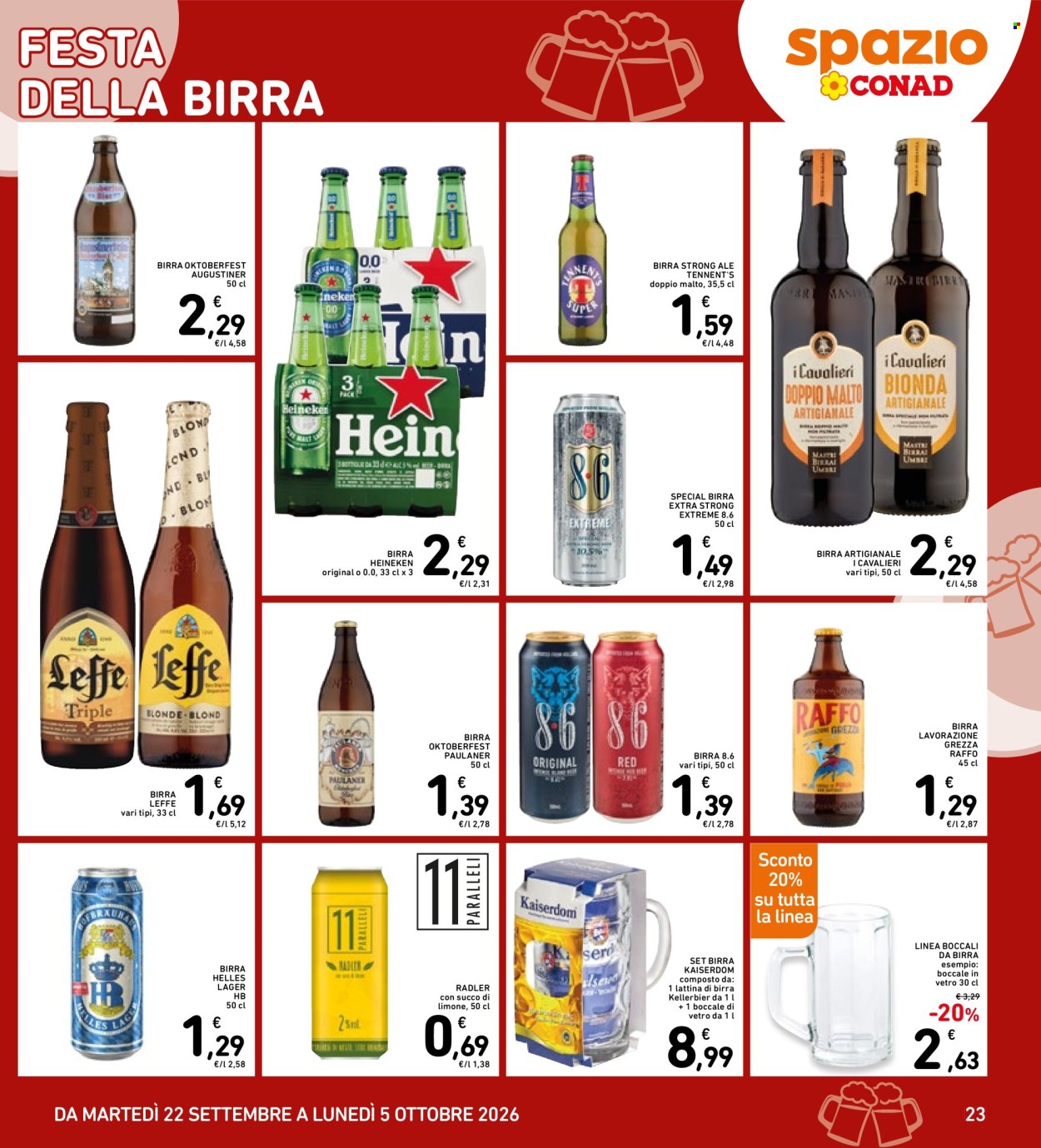 Volantino Spazio Conad - 22/9/2026 - 5/10/2026. Pagina 23