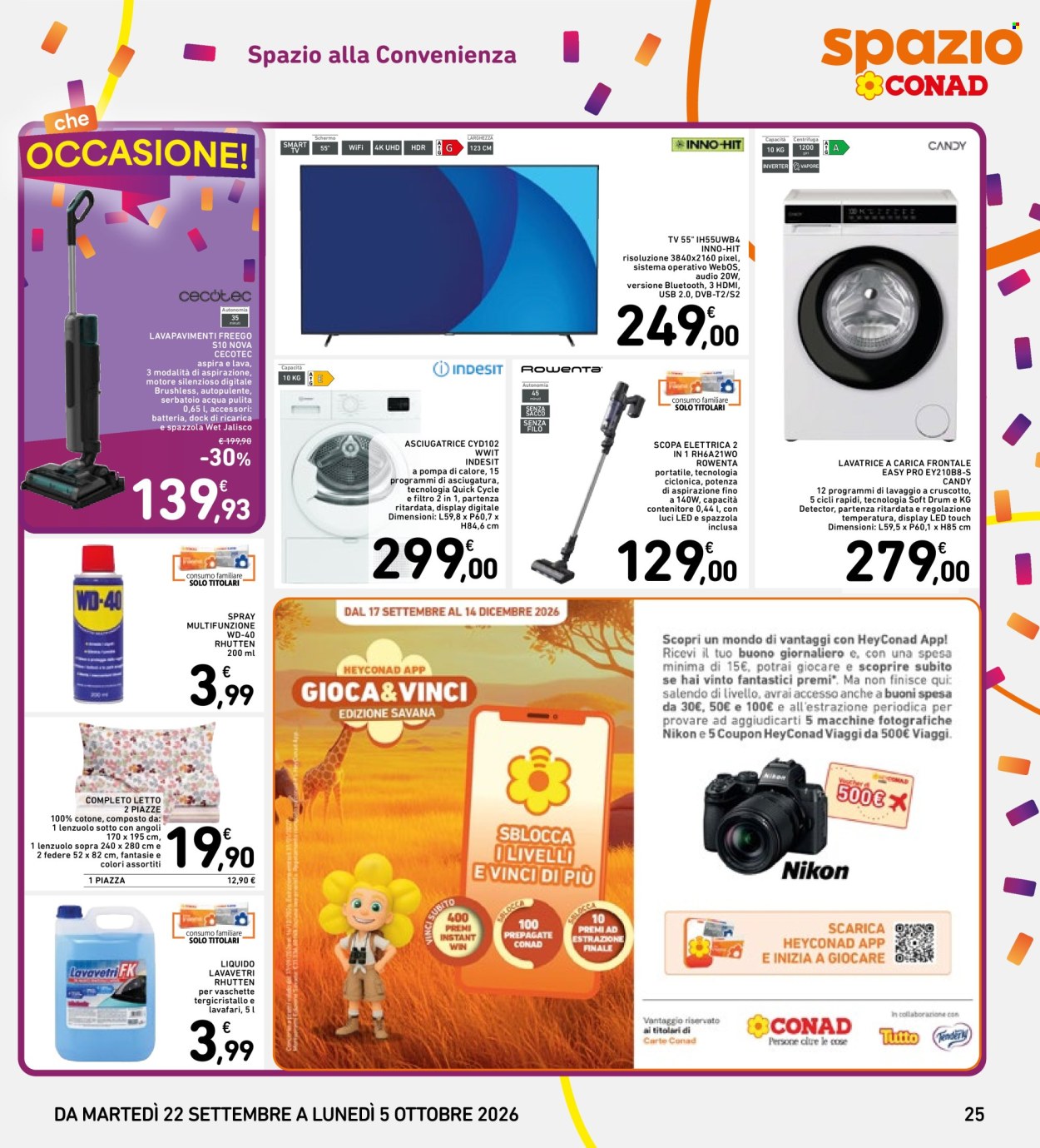 Volantino Spazio Conad - 22/9/2026 - 5/10/2026. Pagina 25