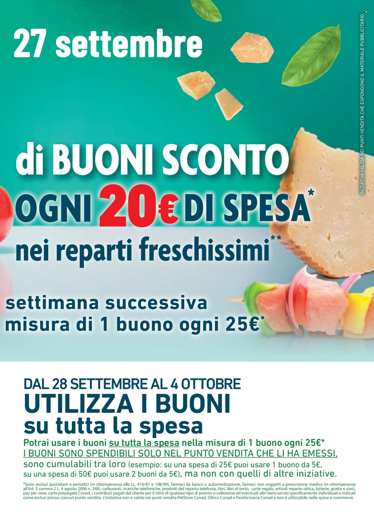 Volantino Margherita Conad - 23/9/2026 - 6/10/2026. Pagina 3