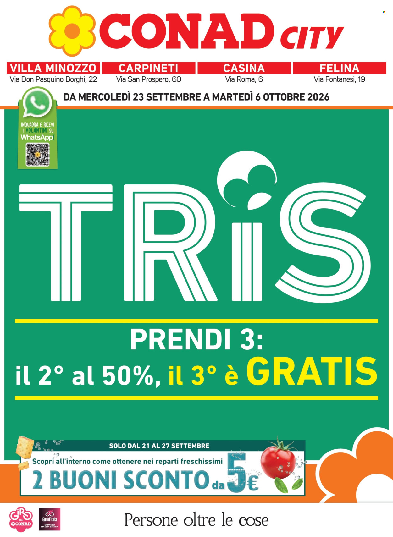 Volantino Conad City - 23/9/2026 - 6/10/2026. Pagina 1