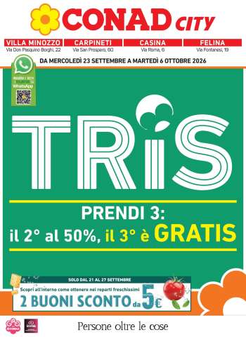 Volantino Conad City - 23/9/2026 - 6/10/2026.