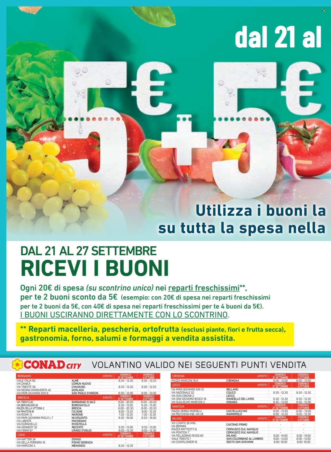 Volantino Conad City - 23/9/2026 - 6/10/2026. Pagina 2