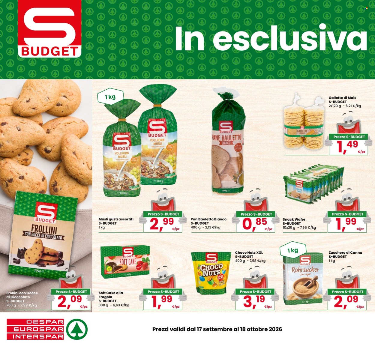 Volantino Eurospar - 17/9/2026 - 18/10/2026. Pagina 6
