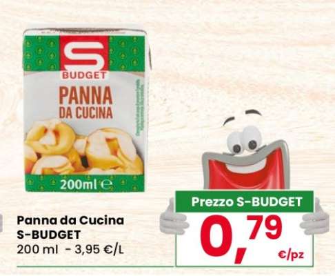 Panna da Cucina S-BUDGET