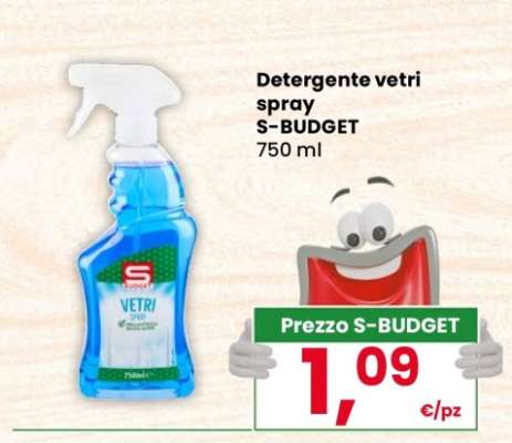 Detergente vetri spray
