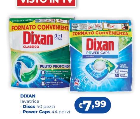 Dixan lavatrice