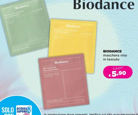 BIODANCE maschera viso in tessuto