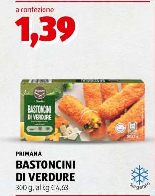 PRIMANA BASTONCINI DI VERDURE