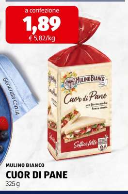 MULINO BIANCO CUOR DI PANE