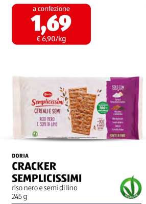 DORIA CRACKER SEMPLICISSIMI
