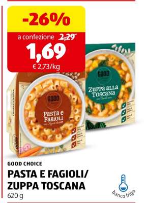 GOOD CHOICE PASTA E FAGIOLI/ ZUPPA TOSCANA