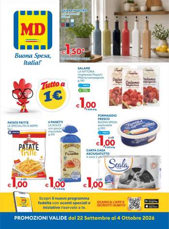 Volantino MD Discount - 22/9/2026 - 4/10/2026.