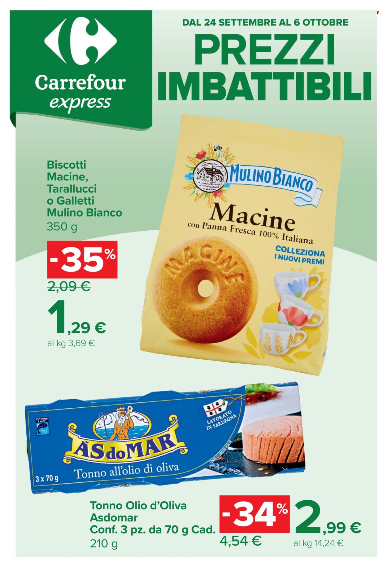 Volantino Carrefour - 24/9/2026 - 6/10/2026. Pagina 1