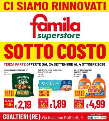 Volantino Famila - 24/9/2026 - 4/10/2026.