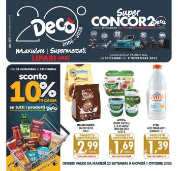 Volantino Deco - 22/9/2026 - 1/10/2026.