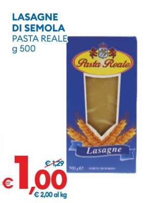 LASAGNE DI SEMOLA