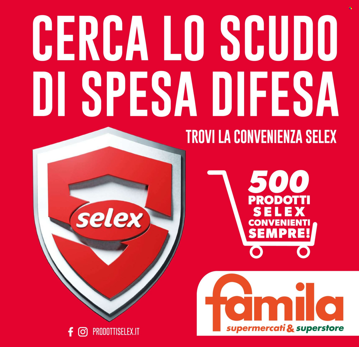 Volantino Famila - 21/9/2026 - 31/1/2027. Pagina 1