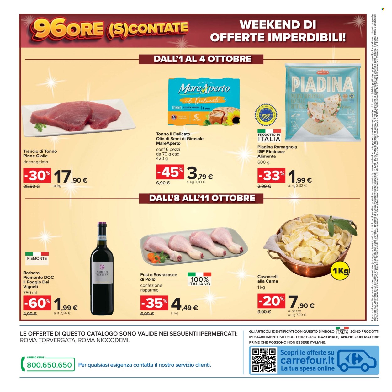 Volantino Carrefour - 29/9/2026 - 12/10/2026. Pagina 48