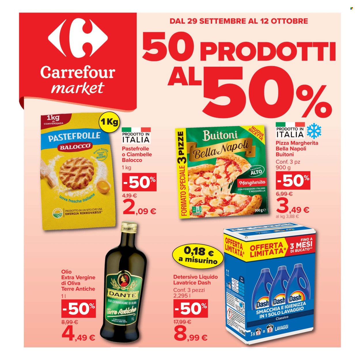 Volantino Carrefour - 29/9/2026 - 12/10/2026. Pagina 1