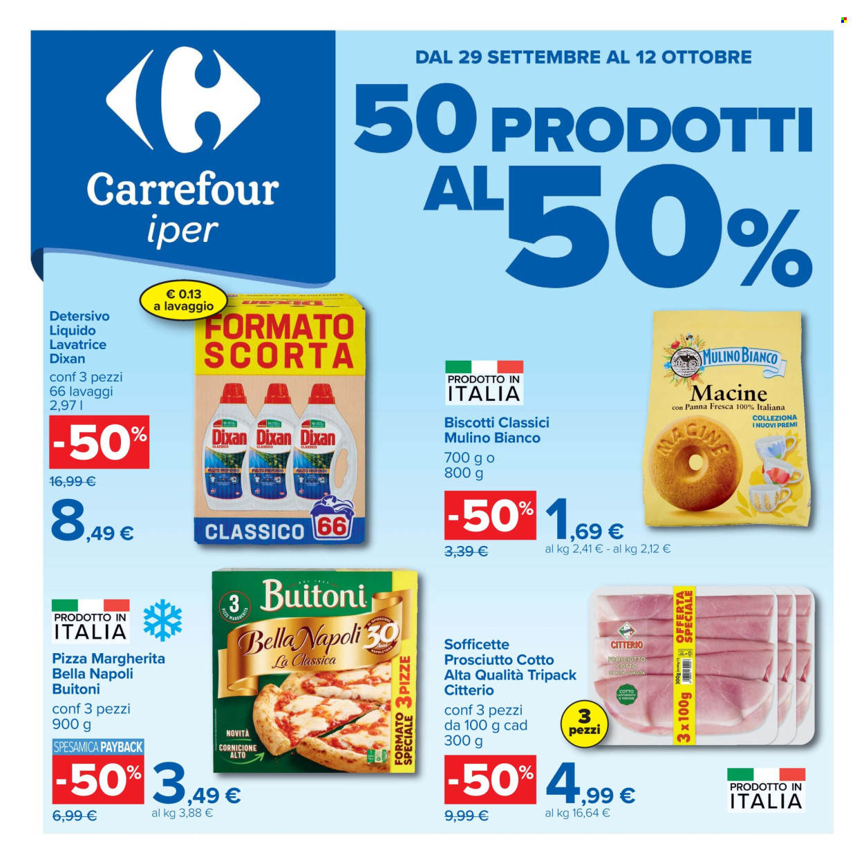 Volantino Carrefour - 29/9/2026 - 12/10/2026. Pagina 1
