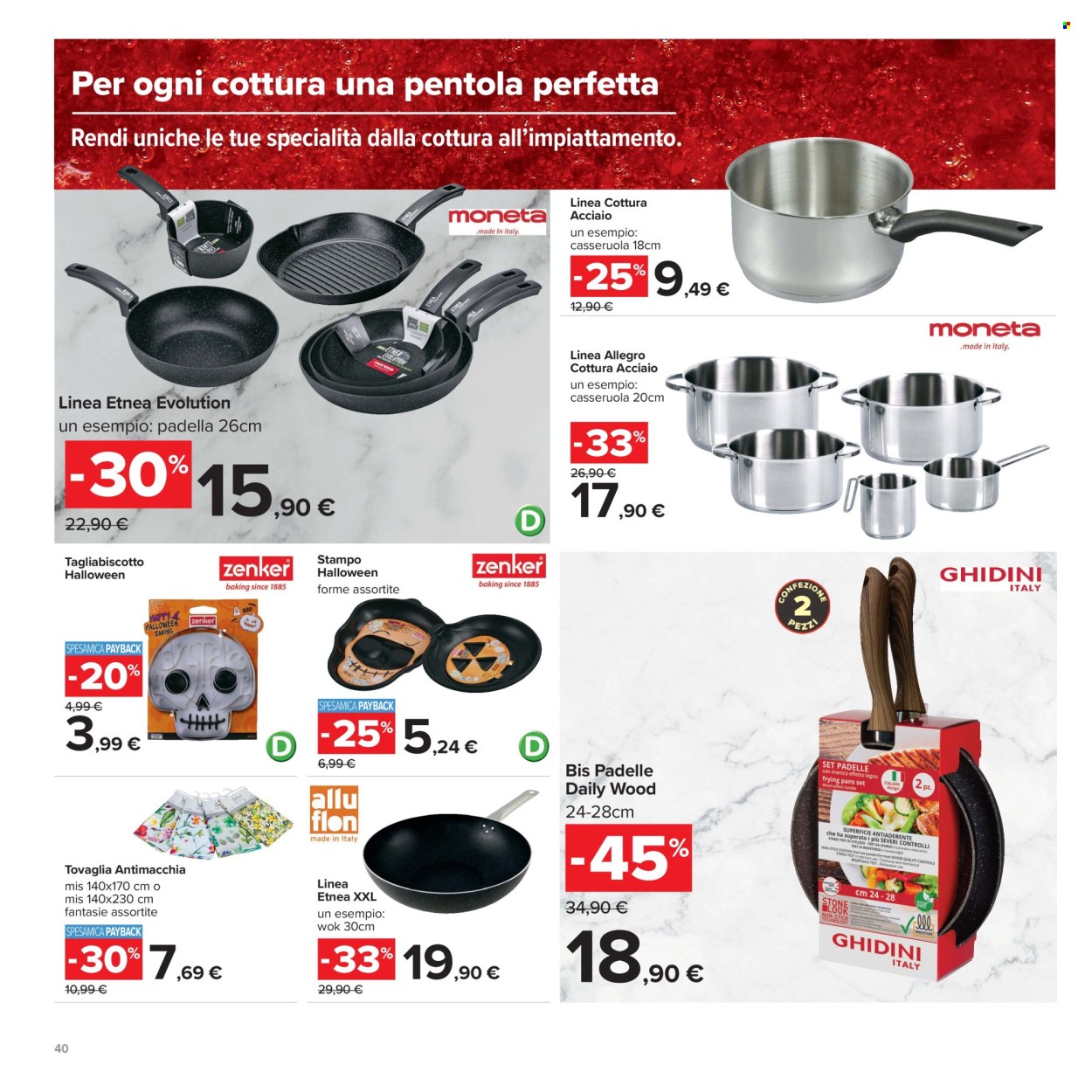 Volantino Carrefour - 29/9/2026 - 12/10/2026. Pagina 40