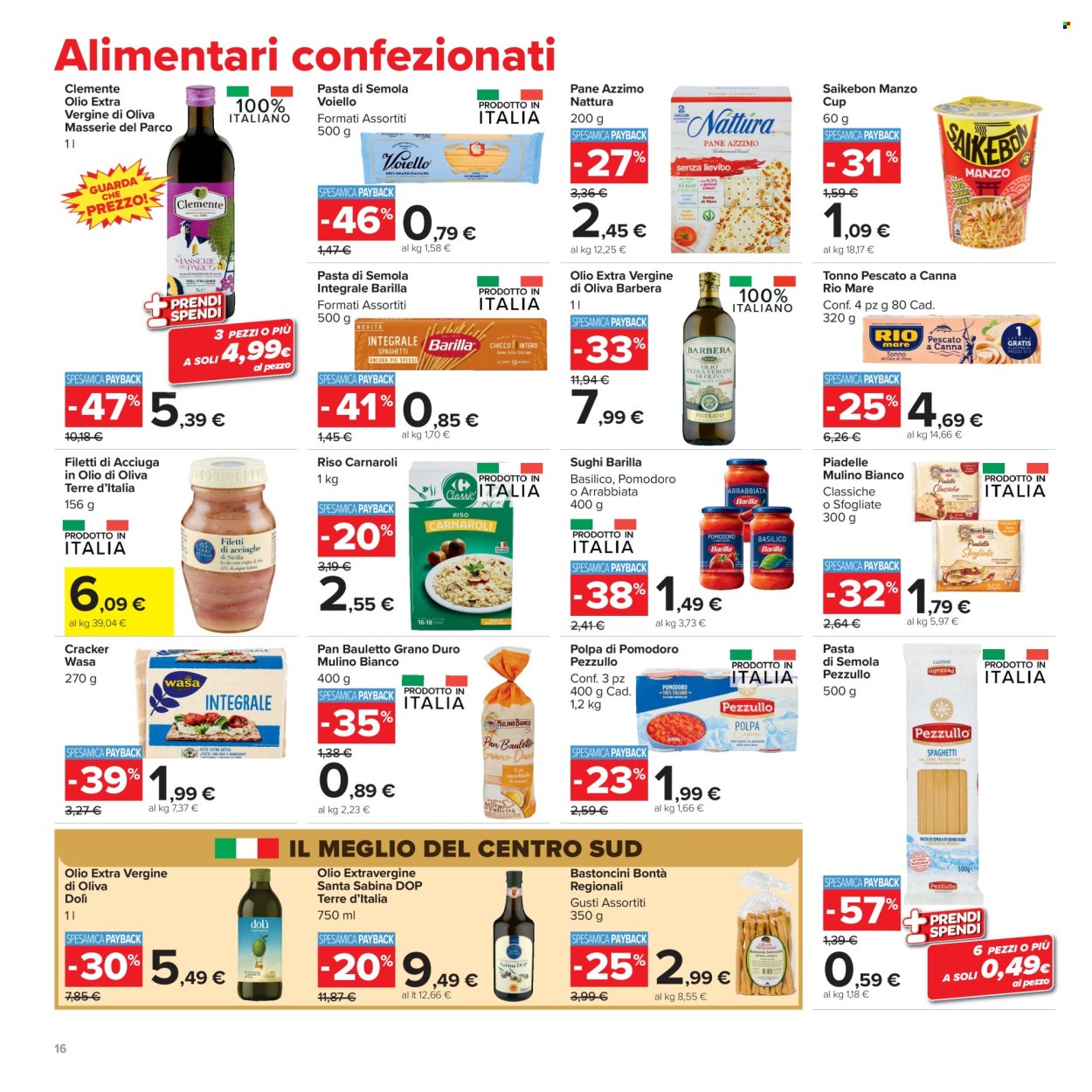 Volantino Carrefour - 29/9/2026 - 12/10/2026. Pagina 16