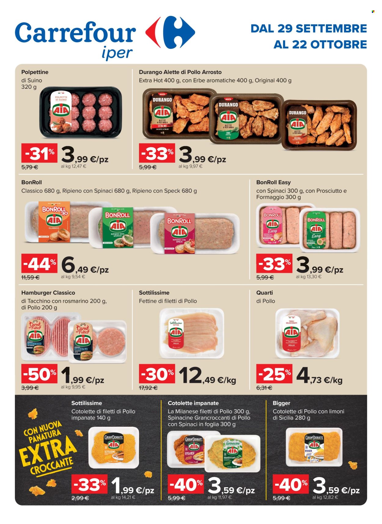 Volantino Carrefour - 29/9/2026 - 15/11/2026. Pagina 1