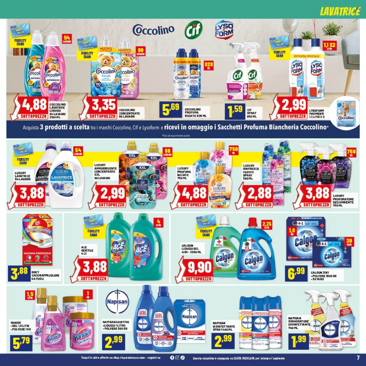 Volantino Risparmio Casa - 24/9/2026 - 11/10/2026. Pagina 7