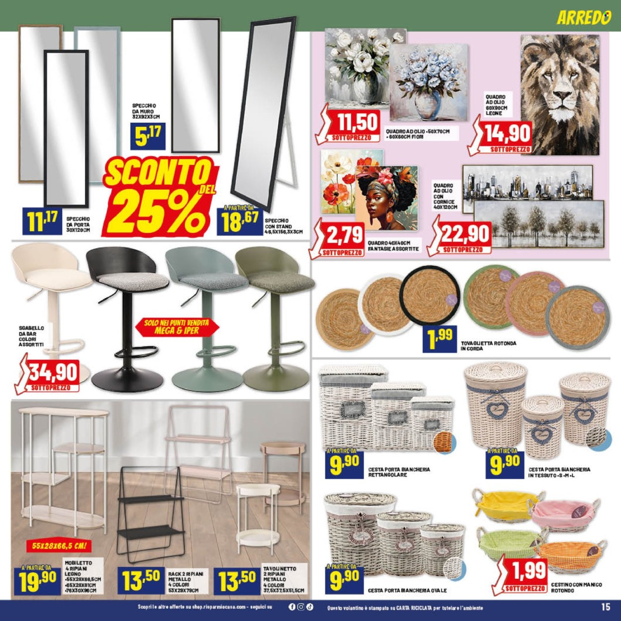 Volantino Risparmio Casa - 24/9/2026 - 11/10/2026. Pagina 15