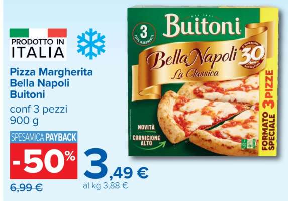 Pizza Margherita Bella Napoli Buitoni