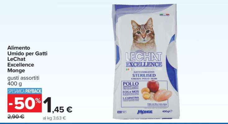 Alimento Umido per Gatti LeChat Excellence Monge