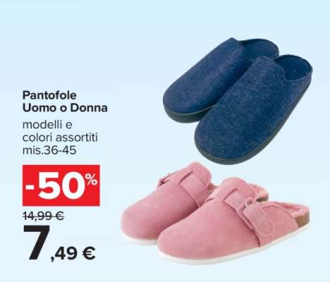 Pantofole Uomo o Donna