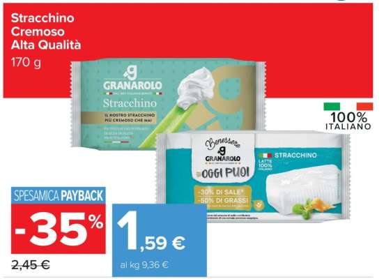 Stracchino Cremoso Alta Qualità