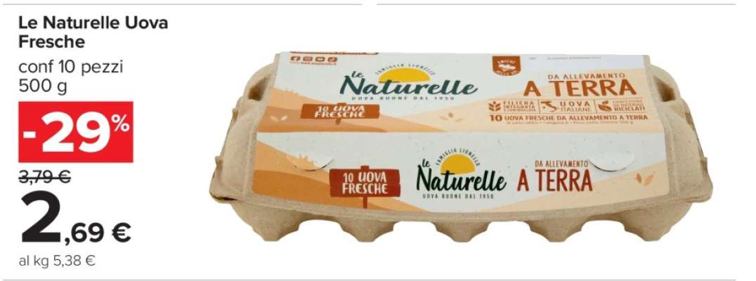 Le Naturelle Uova Fresche