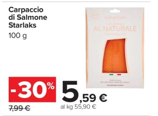 Carpaccio di Salmone Starlaks