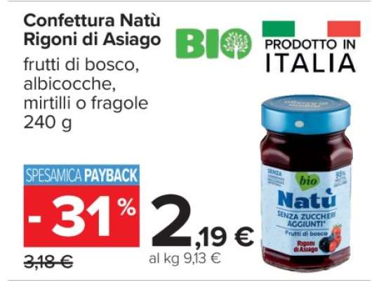 CONFETTURA NATÙ RIGONI DI ASIAGO