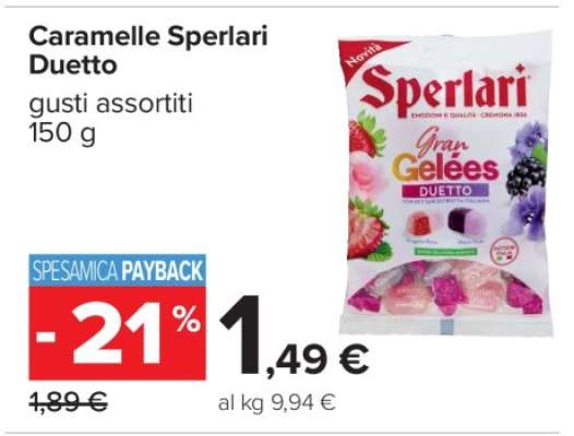 Caramelle Sperlari Duetto