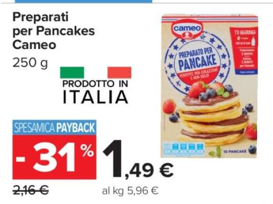 Preparati per Pancakes Cameo