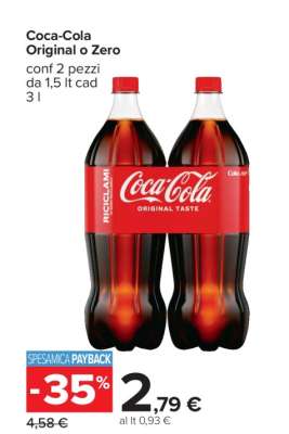 Coca-Cola Original o Zero