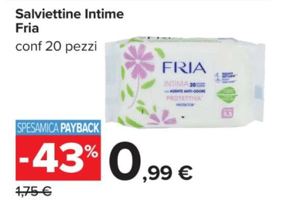 Salviettine Intime Fria