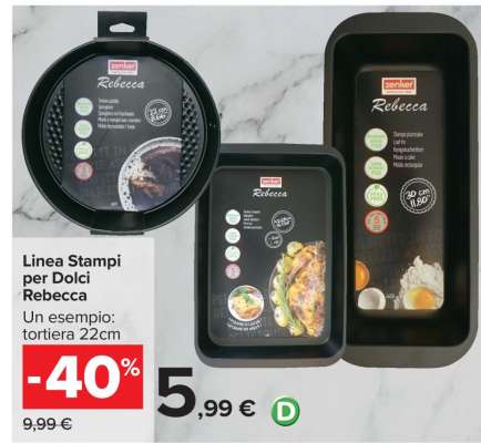Linea Stampi per Dolci Rebecca