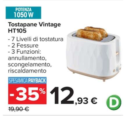 Tostapane Vintage HT105