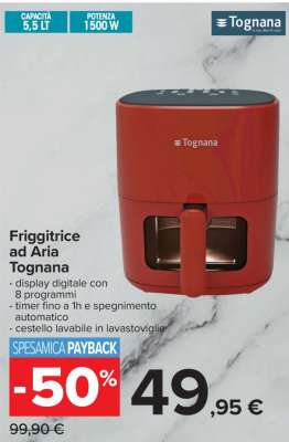 Friggitrice ad Aria Tognana