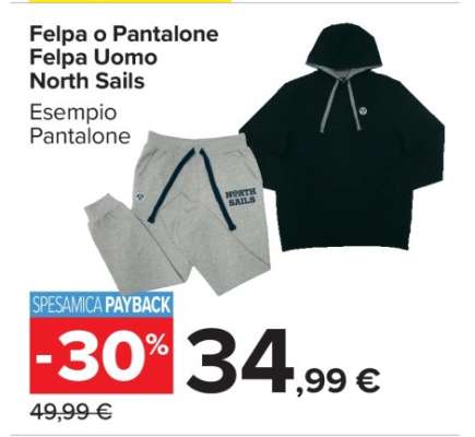 Felpa o Pantalone Felpa Uomo North Sails