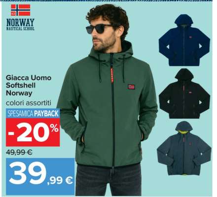 Giacca Uomo Softshell Norway