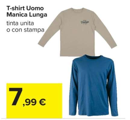 T-shirt Uomo Manica Lunga